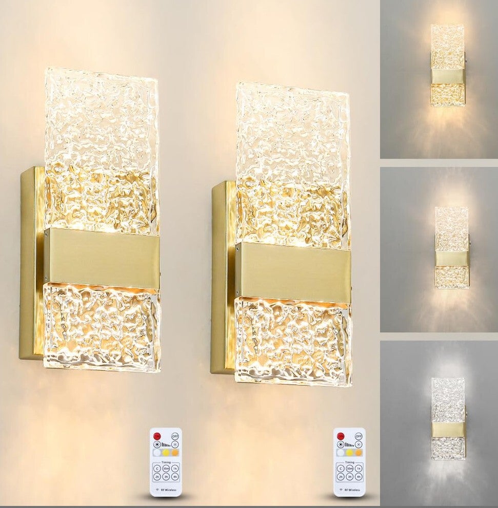 Brushed Gold battery operates scones