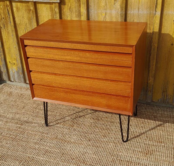 Poul Cadovius Teak Kommode/Korpus mit Hairpins