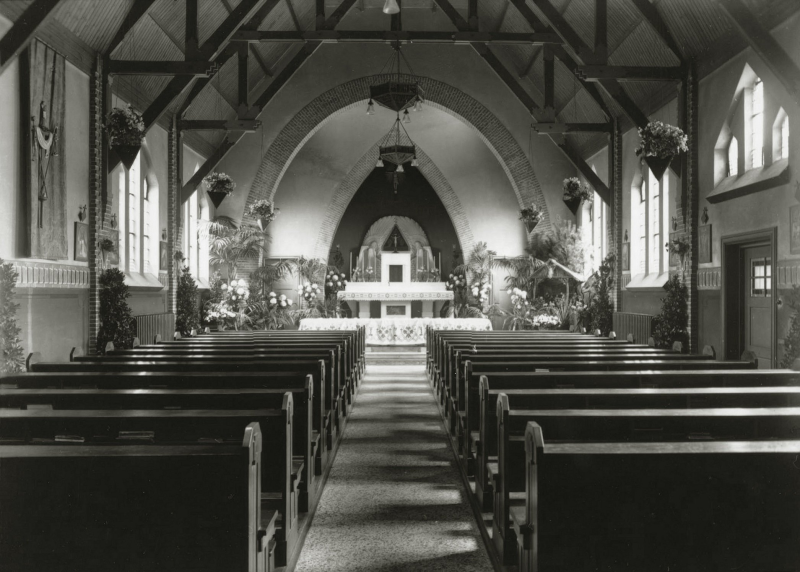 Kapel van Huize Nazareth waar Cor Lauwerijssen de mis diende en in het kerkkoor zong