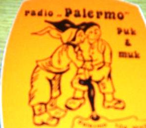 Puk en Muk sticker radio Palermo Deurne