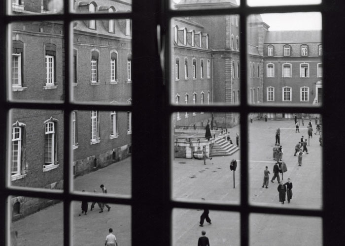 Speelplaats van Huize Nazareth te Tilburg die later werd opgedoekt.