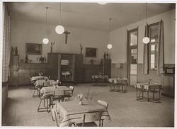De recreatiezaal van een Tilburgs internaat