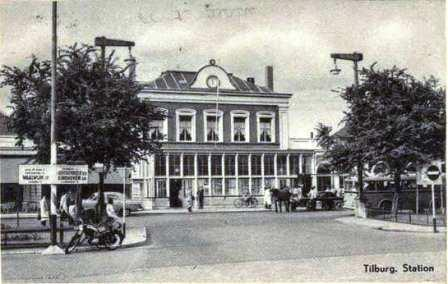 Oude station Tilburg jaren vijftig