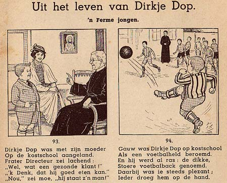 Uit het leven van Dirkje Dop. Tekeningen Leo van Grinsven