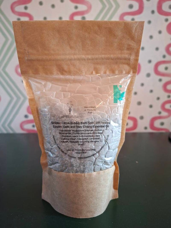 Sinister Citrus bubbly Bath Salts