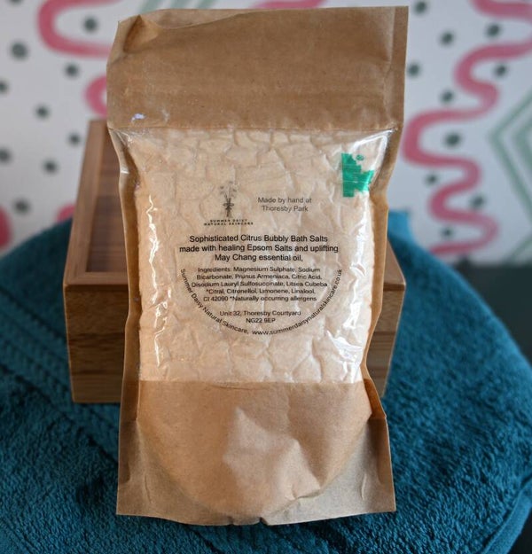 Sophisticated Citrus bubbly Bath Salts