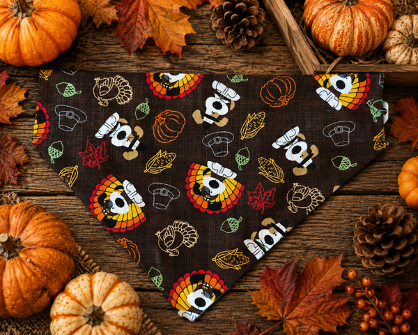 Turkey dogs over the collar bandana