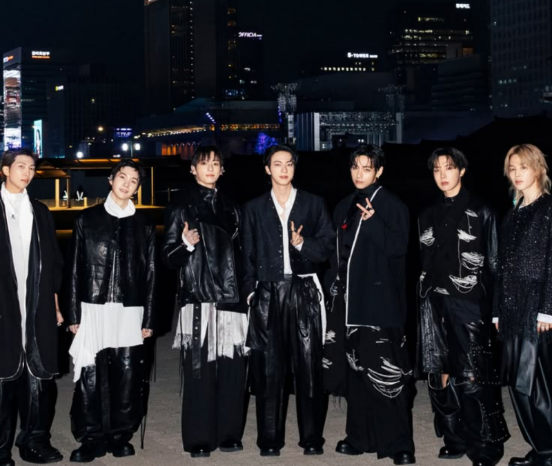 BTS en su gira Arirang