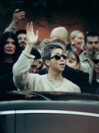 RM en la semana de moda Bottega Veneta