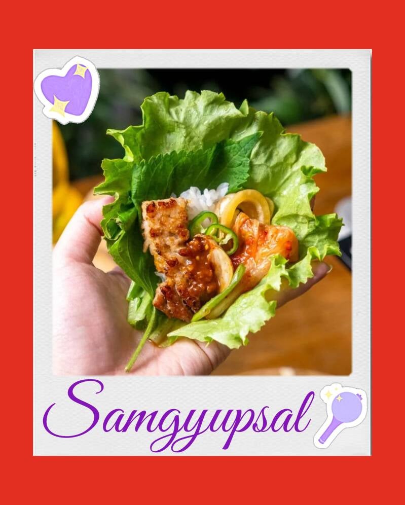 Samgyupsal comida tracional surcoreana