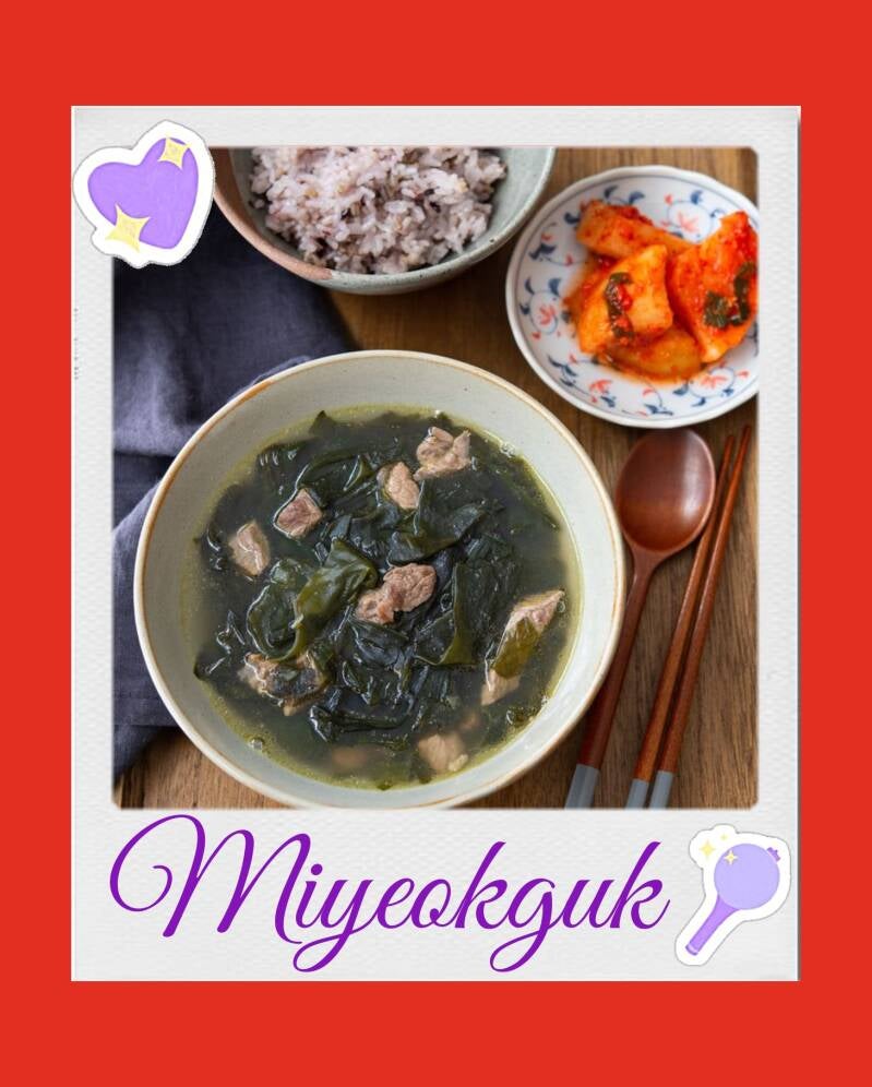 Miyeokguk comida tradicional surcoreana