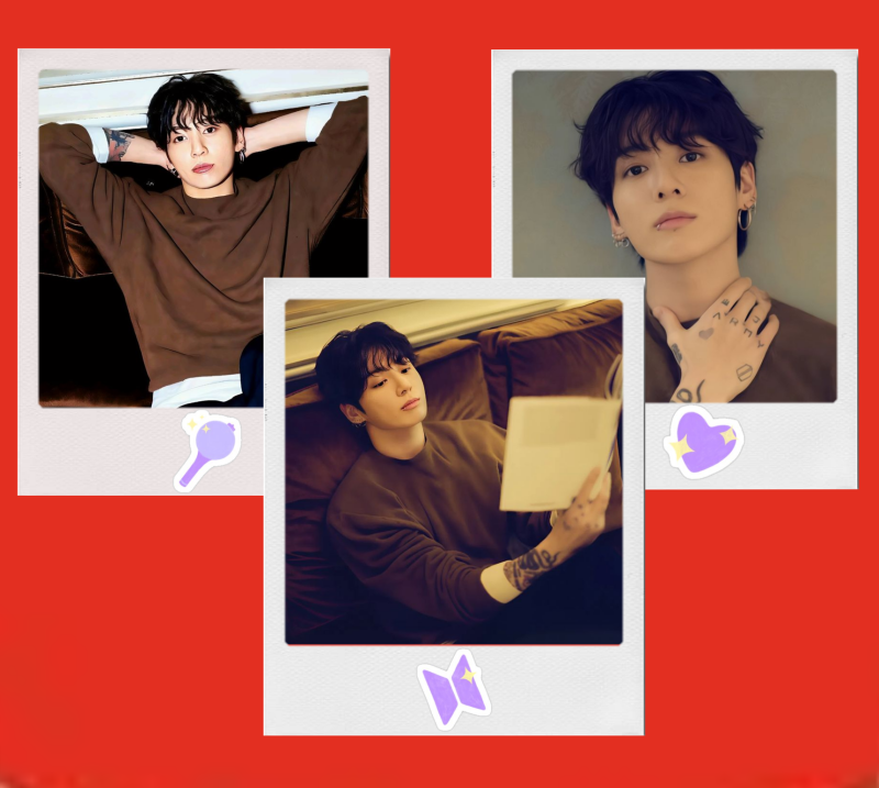 Junkook de BTS leyendo el libro "Lágrimas en Hmart" en un live 