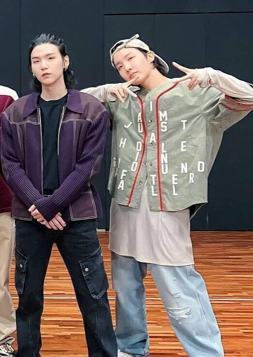 Suga y Hobi amistades que perduran 