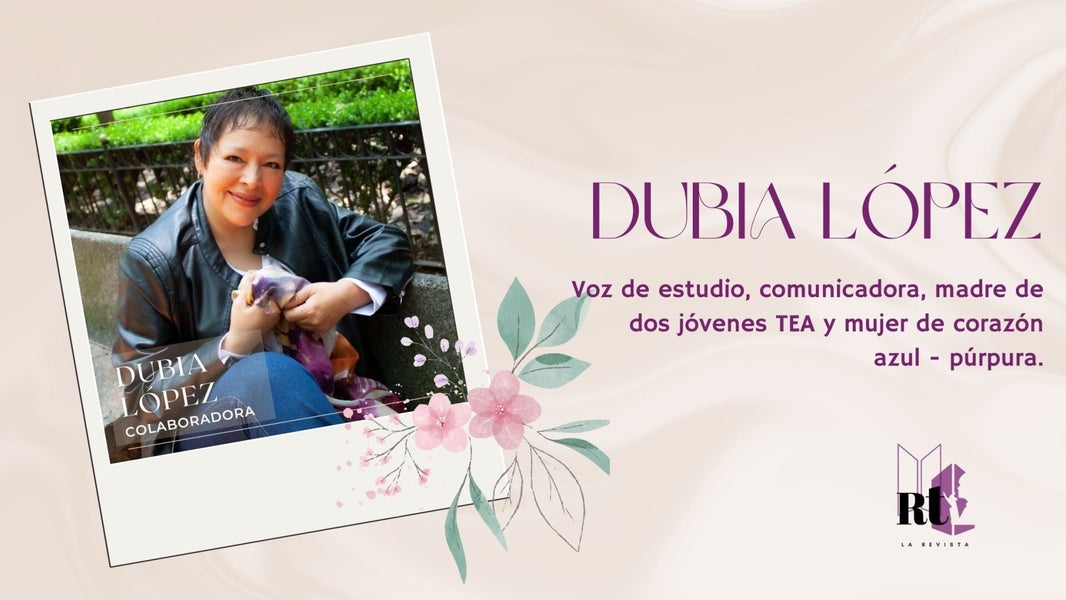 Foto firma de Dubia López, colaboradora de la Revista de Taehyung