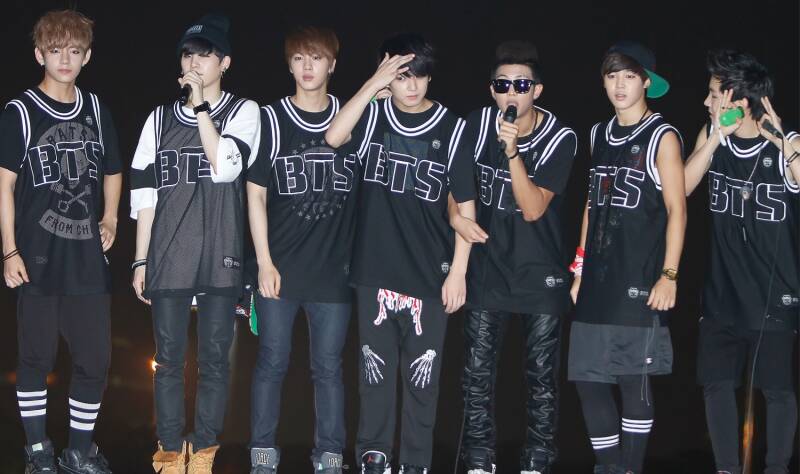 BTS en  sus inicios