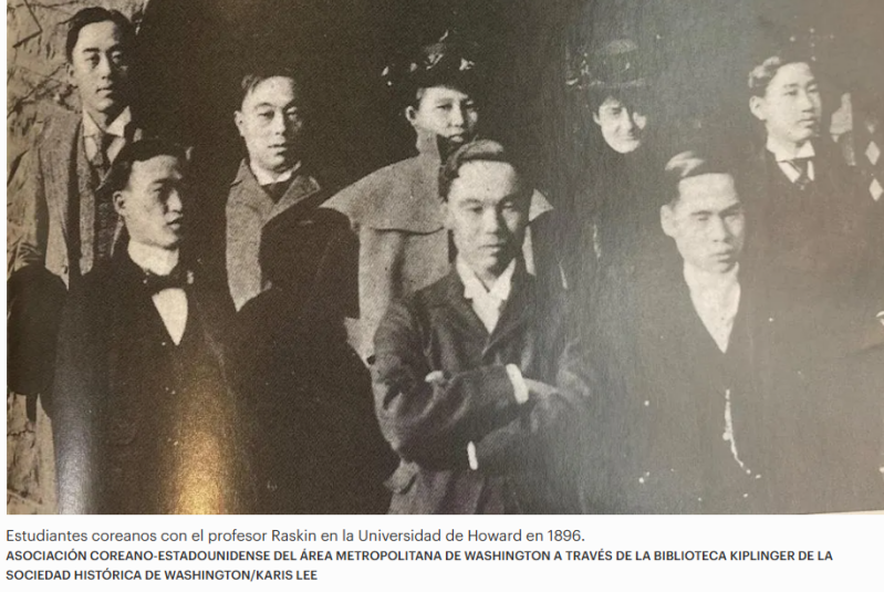 Los estudiantes coreanos que grabaron ARIRANG en 1896 en Estados Unidos de América