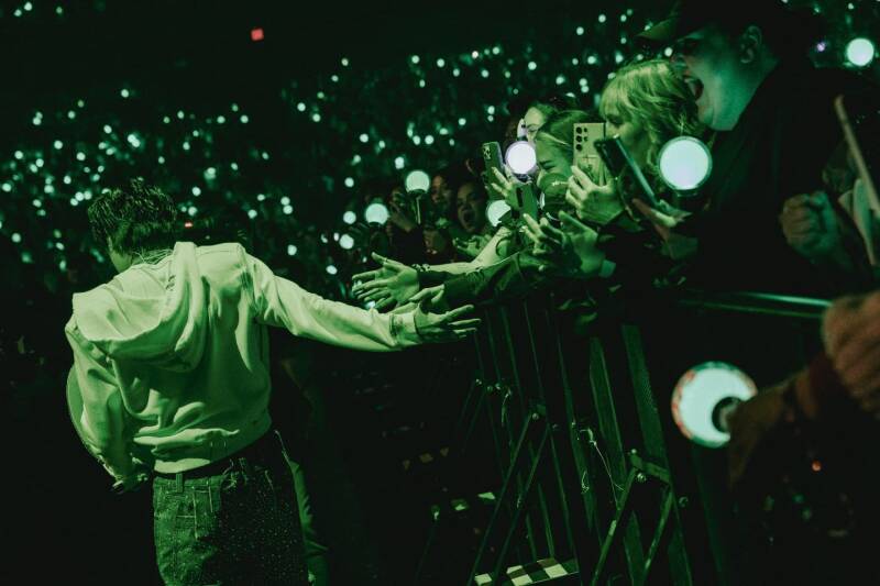 Primer concierto de J-Hope de BTS en la gira Hope On The Stage Tour en Allstate Arena en Chicago, Illinois, EE.UU.