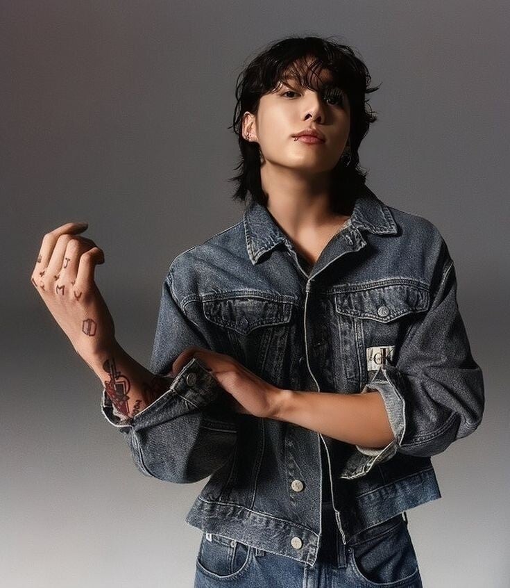 JK con su marca favorita CK
