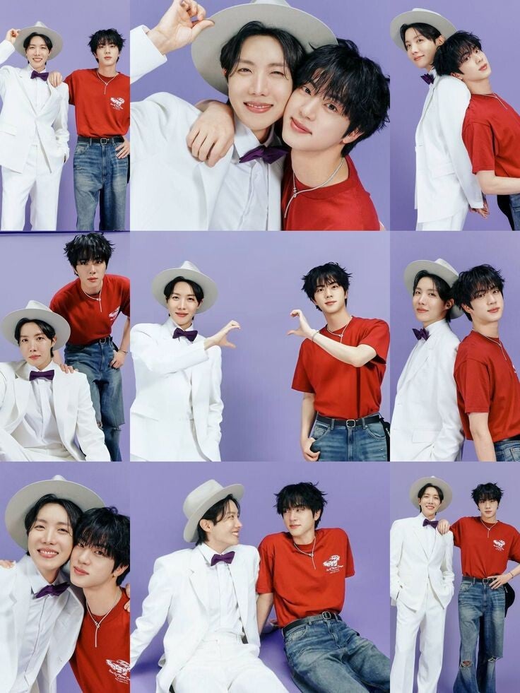 Jin y Jhope en visuales para FESTA 2025