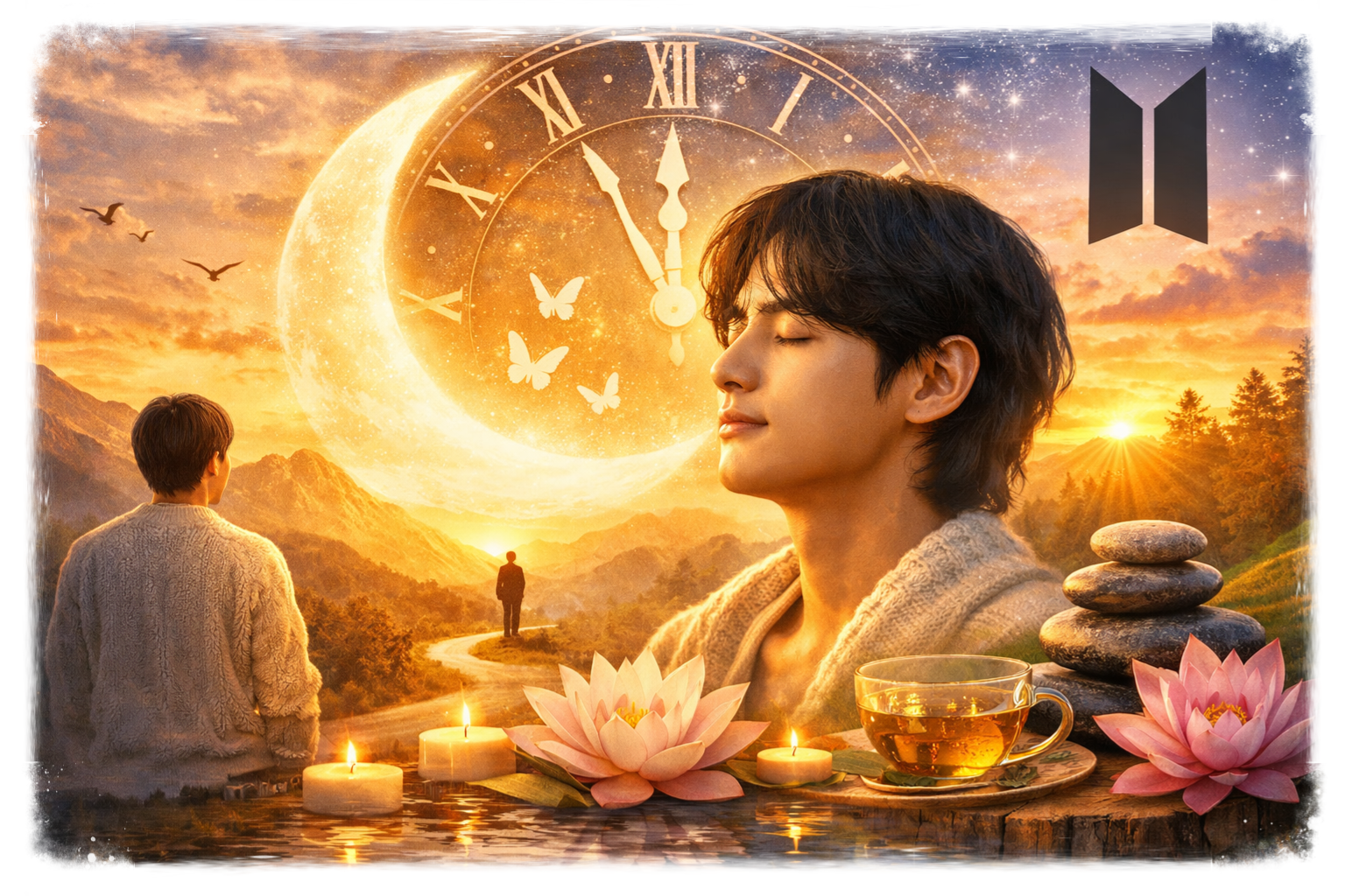 Imagen IA de los conceptos Salud emocional · Cierre de ciclos · BTS · Bienestar integral