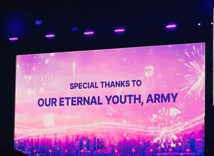 Especial agradecimiento a ARMY  de BTS