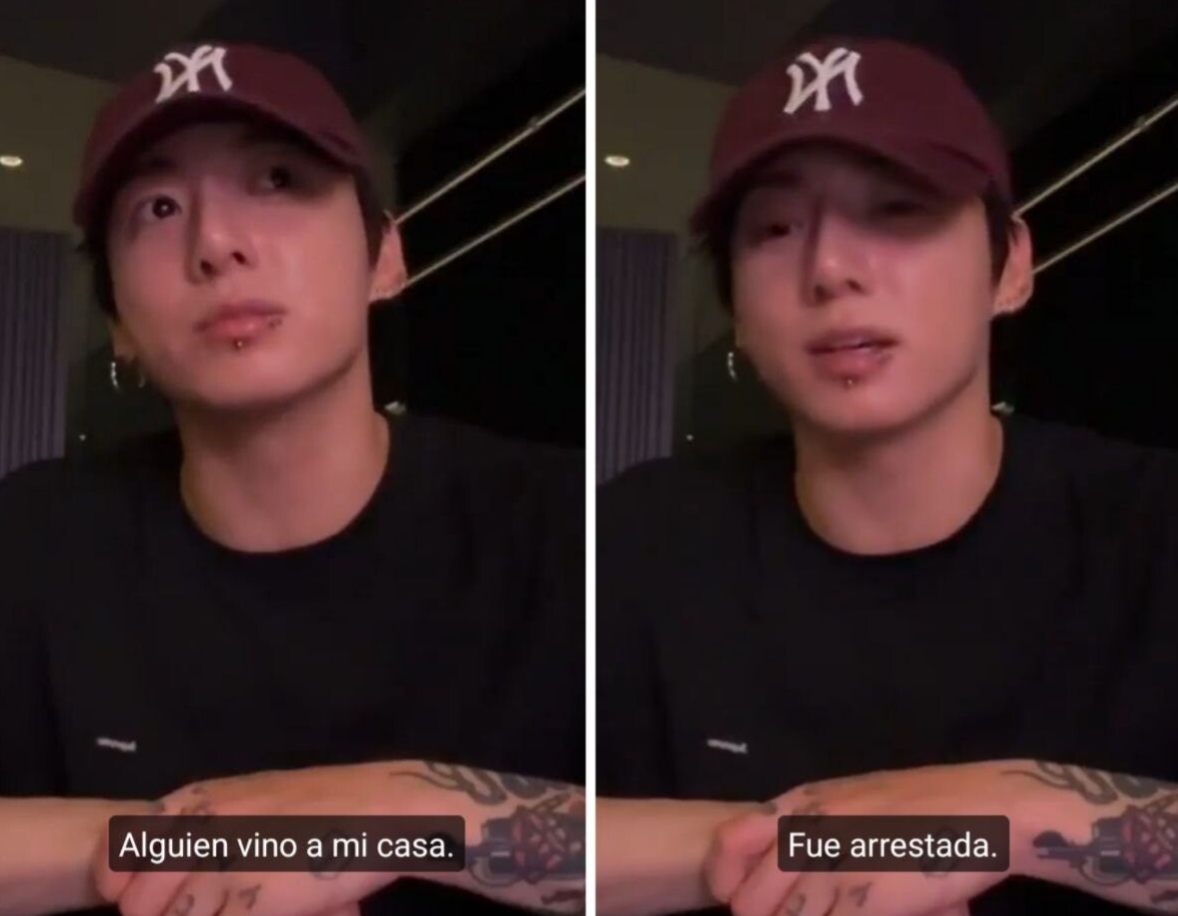 Jungkook platicando que una fan se metió a su casa sin permiso