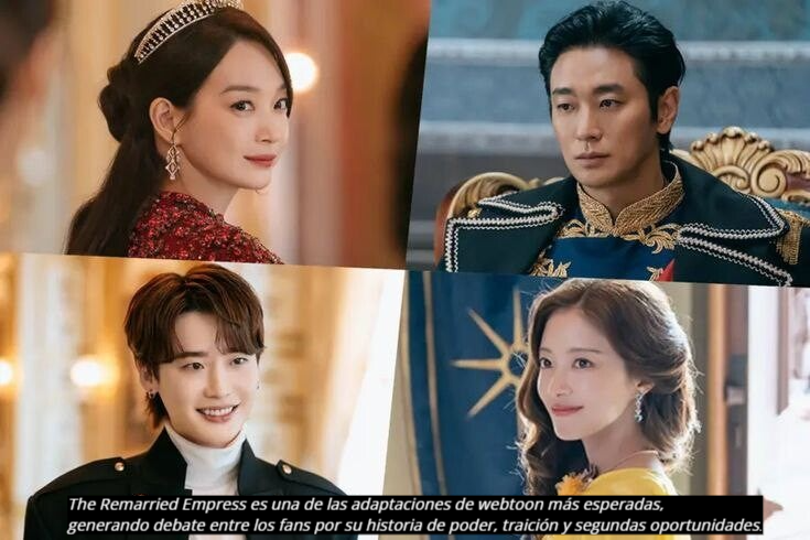 Imagen promocional del k-drama The Remarried Empress, adaptación del webtoon ambientada en un imperio ficticio.