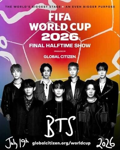 BTS, espectáculo intermedio en la FIFA WORLD CUP 2026