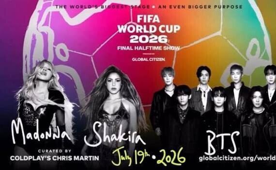 Cartel oficial del espectáculo de medio tiempo de la FIFA WORLD CUP  2026
