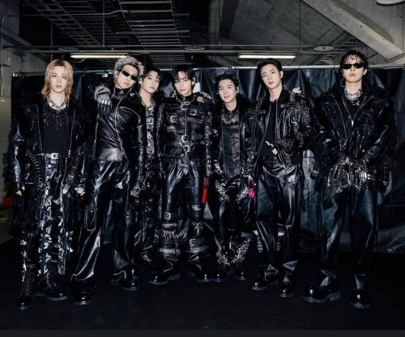 BTS en su presentación en Tokyo