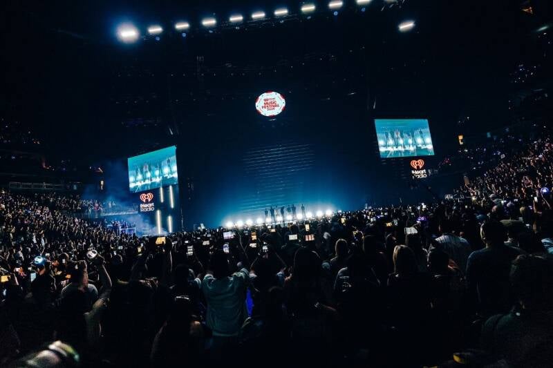 BTS en entrega de premios de Iheart radio