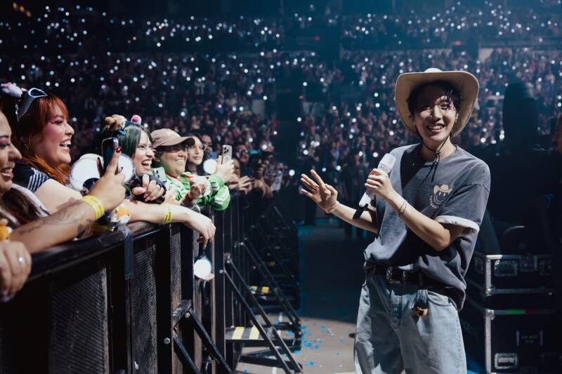 Segundo concierto de J-Hope de BTS en la gira Hope On The Stage Tour en el Frost Bank Center en San Antonio, Texas, EE.UU.