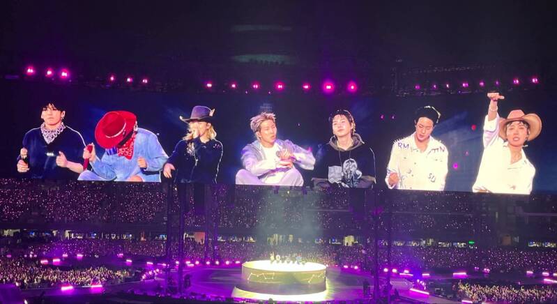 BTS en concierto Estadio GNP México city
