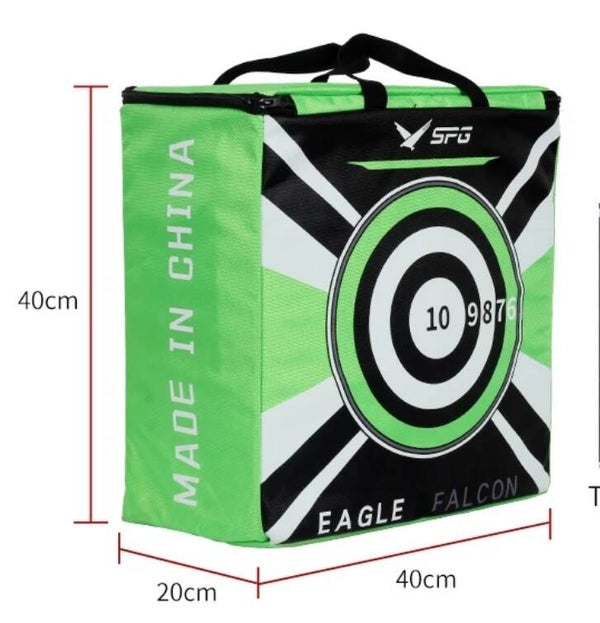 Schiesssack zum Befüllen, je nach Stopfart sind Armbrüste, Bögen aller Art und Stärke der Geräte kein Problem