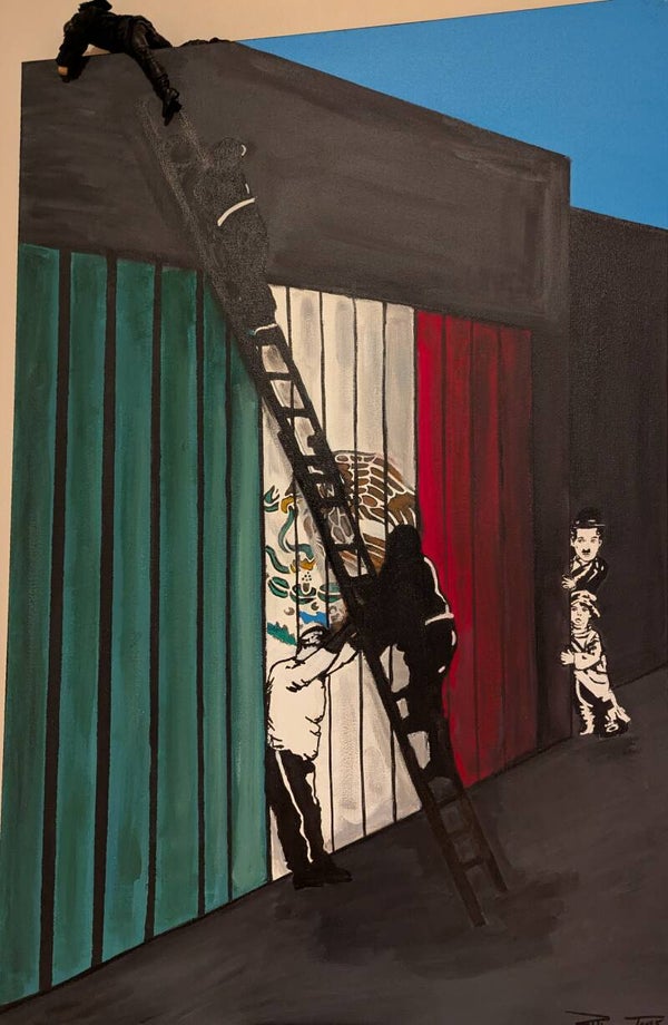 Au-delà du drapeau.