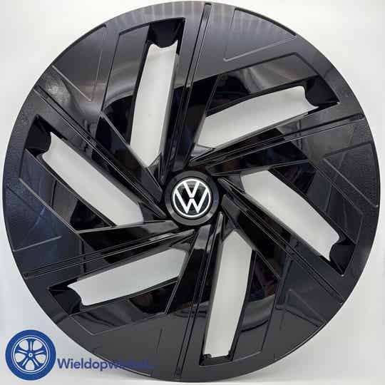 11A071458 ZKC - 11A601147EZKC–  Zwarte Originele Volkswagen ID Wieldop 18 inch VW ID.4 wieldoppen (origineel set))