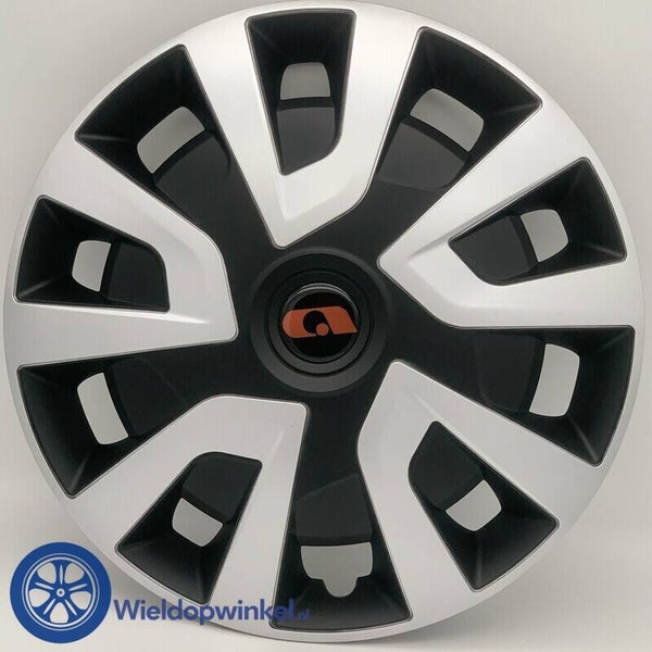 ADR5355L15  - ADR49515  - Bolle Zwarte Wieldoppen 15 inch ADR5355L15  - ADR49515  - Bolle Zwarte Wieldoppen 15 inch ADRIA Camper wieldoppen Zwart (Merklogo set)