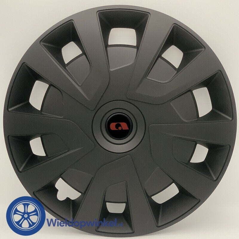 ADRI355L15ZW - Bolle Zwarte Wieldoppen 15 inch Adria wieldoppen Zwart (Merklogo set)