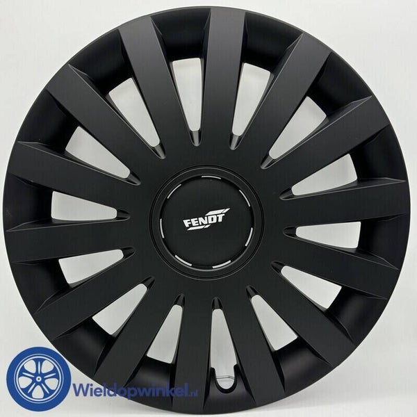 Zwarte Wieldoppen 15 nch Fendt wieldoppen 15 inch Caravan (set van 2 stuks)