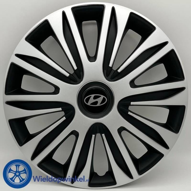 Wieldoppen set COSMO-BK glanzend zwart 15 inch Wieldoppen set COSMO-BK glanzend zwart 15 inch