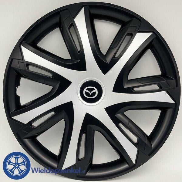 MAZ8012L14 - Wieldoppen 14 inch Mazda wieldoppen Mazda 14 inch (Merklogo set)