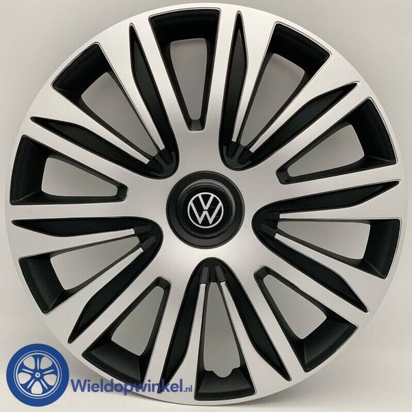 VOW49115 - Zwarte Wieldoppen 15 inch VOW wieldoppen zwart VOW 15 inch (Merklogo set)