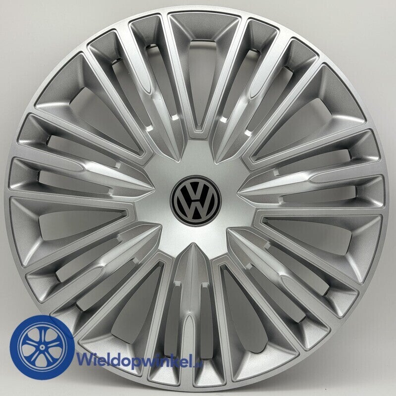 VOW5496L15 - zilver Wieldoppen 15 inch VOW wieldoppen zilver VOW 15 inch (Merklogo set)