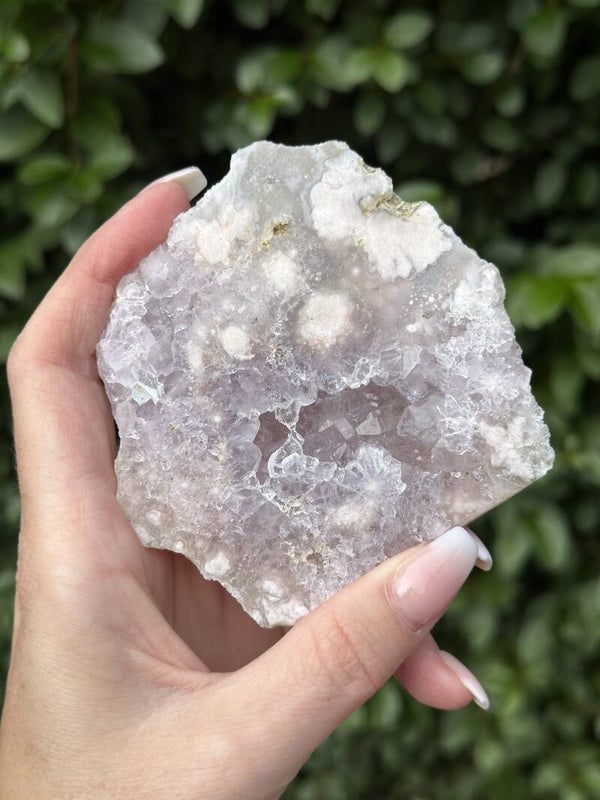 Roze Amethist schijf