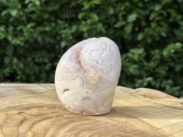 Roze Amethist Bloemagaat sculptuur