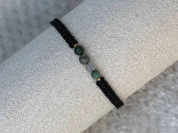 Handgemaakt verstelbaar armbandje van Mossgaat