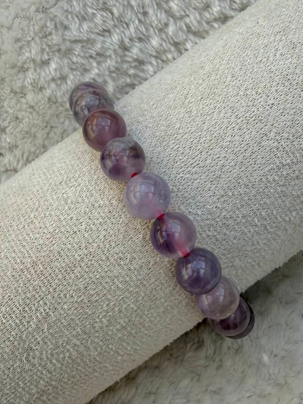 Amethist kogel armband