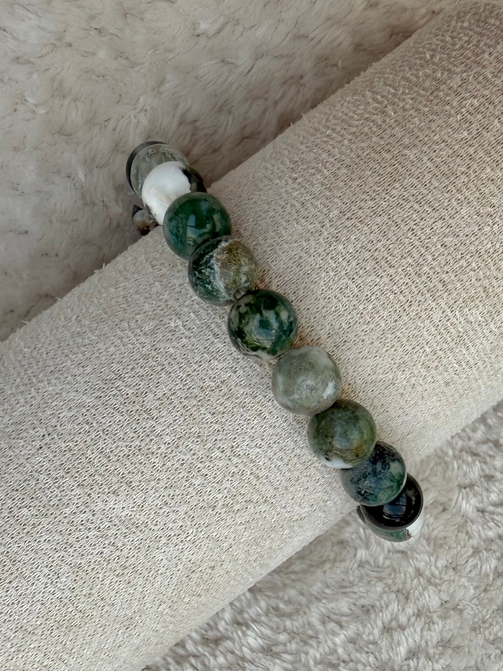 Mosagaat kogel armband