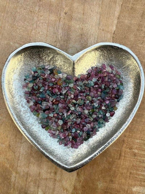 Frontriem met echte edelstenen - Gemixte Toermalijn