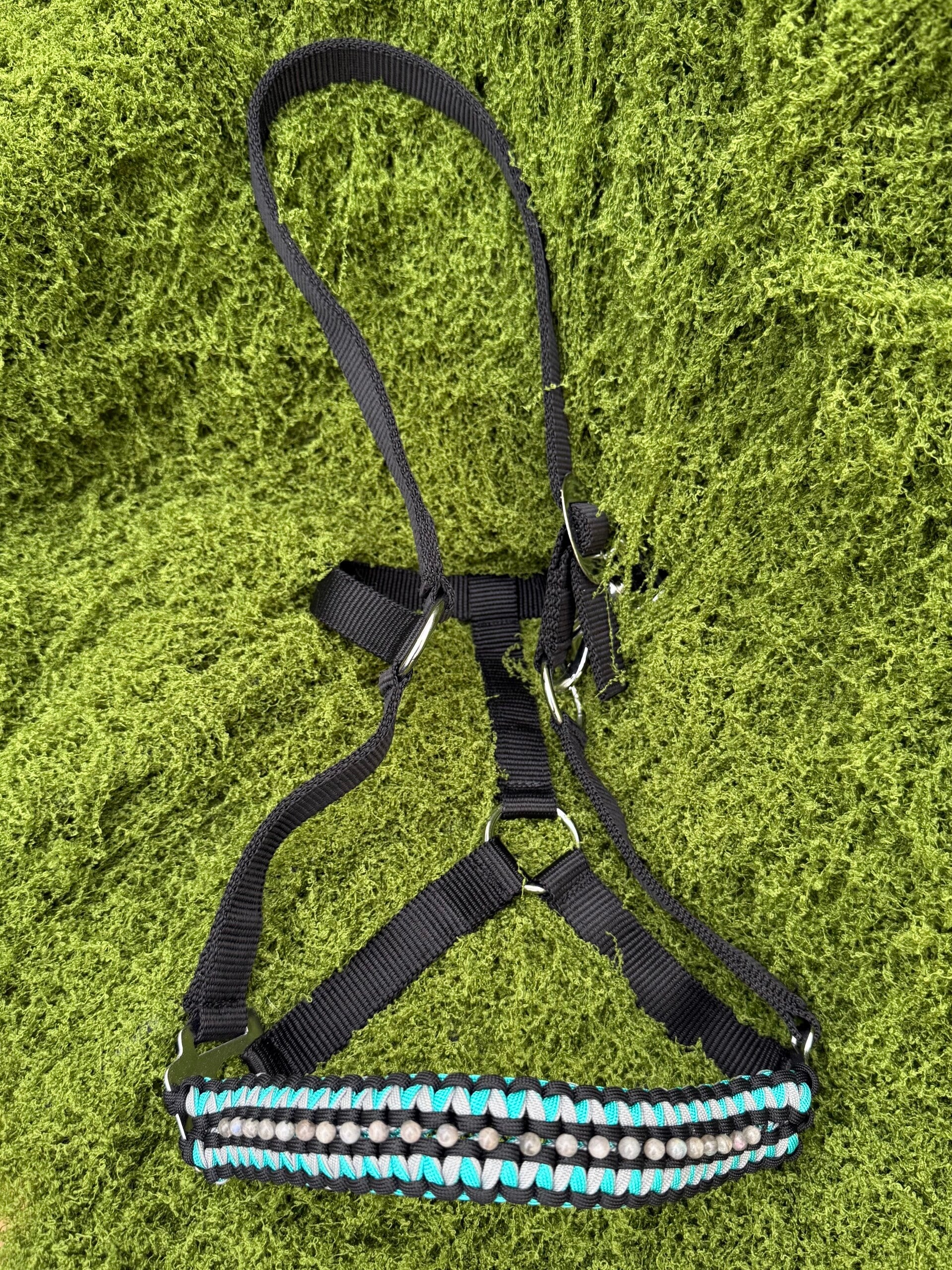 Halster ‘Happy’ met edelstenen maat Full - Labradoriet